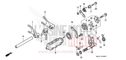 BARILLET DE SELECTION ST1100AV de 1997